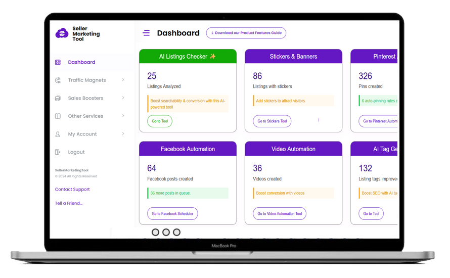 etsy marketing tool dashboard